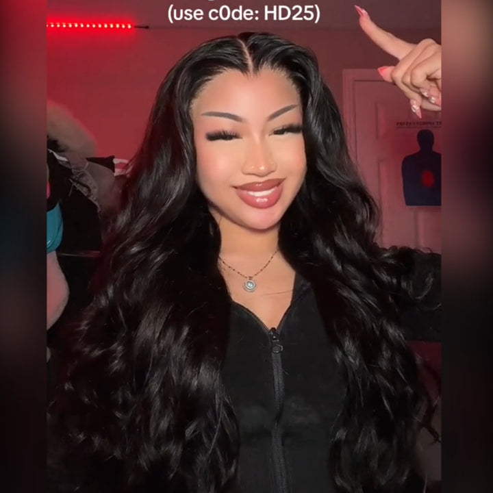 Body Wave Glueless HD Lace Frontal Wig 13x4/13x6 Pre-everything Human Hair Wigs 250% Density