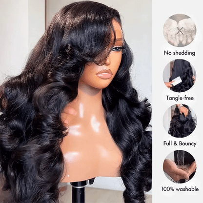 Body Wave Glueless HD Lace Frontal Wig 13x4/13x6 Pre-everything Human Hair Wigs 250% Density