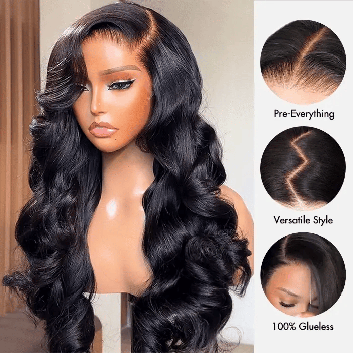 Body Wave Glueless HD Lace Frontal Wig 13x4/13x6 Pre-everything Human Hair Wigs 250% Density